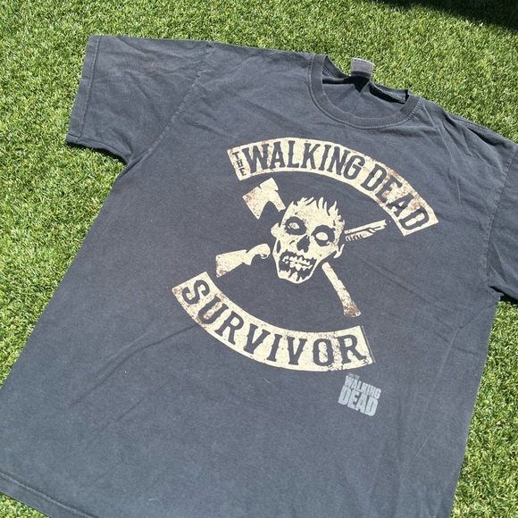 VTG 00’s The Walking Dead Faded Black Show Tee - Picture 3 of 4